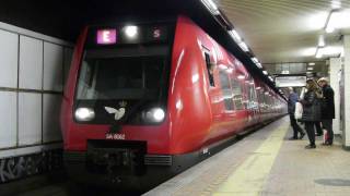 Full HD STog Train departing at Nørreport station Denmark [upl. by Proud]