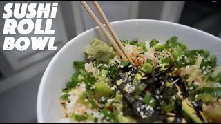 HEALTHY LUNCH IDEAS SUSHi ROLL BOWL [upl. by Rj]