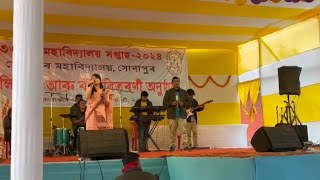 Asin Aayang Mane ki   Zubeen Garg amp Barnali Kalita live Program by Himangshu Hriday And Pujasri [upl. by Tsyhtema]