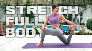 15 Minutes Morning Yoga  Full body stretch amp flow [upl. by Covell929]