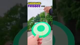 Cardboard thrower easy homemade cardboard frisbee [upl. by Ettennaj]