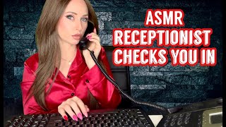 ASMR  Receptionist Checks You In [upl. by Devad]