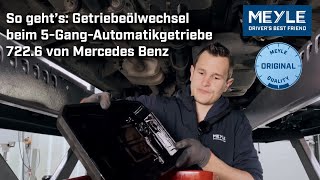 So geht’s Getriebeölwechsel beim 5GangAutomatikgetriebe 7226 von Mercedes Benz [upl. by Hanej]