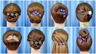 10 Easy Hairstyles for LONG Hair [upl. by Ahtelrac786]