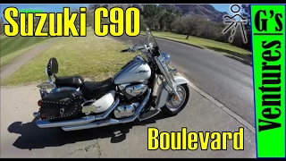 Suzuki Boulevard C90 Cruiser  Motovlog  Motorcycle Ride  Arizona [upl. by Amby]