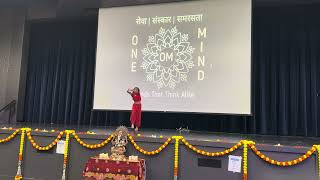 Dance Performance by Cute little girl  Diwali Celebrations  USA  Chicago [upl. by Ahel]