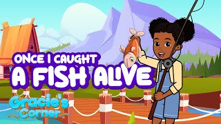 Once I Caught a Fish Alive Song for Kids  More Fun and Educational Nursery Rhymes [upl. by Diane]