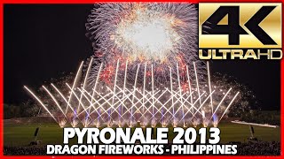 ⁽⁴ᴷ⁾ Pyronale 2013 Dragon Fireworks  Philippines  Philippinen  Winner  Feuerwerk 2020 4K edit [upl. by Orecul]