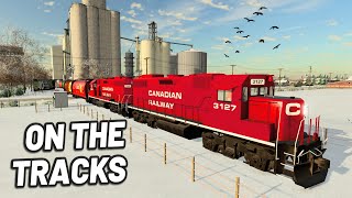 ON THE TRACKS  Edgewater INTERACTIVE  Farming Simulator 22  Episode 10 [upl. by Russi92]