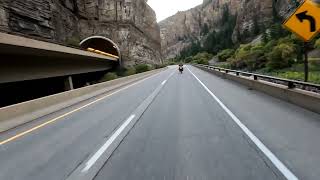 Riding from Glenwood Springs to Gypsum on US70 Colorado [upl. by Augustine]