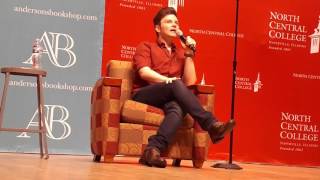 Chris Colfer QampA in Naperville IL [upl. by Gotthelf]