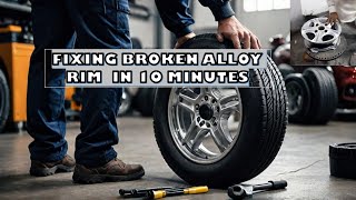 Can You REALLY Fix a Tire Rim in 10 Minutes [upl. by Cristin]