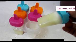 NIGERIAN FRUIT POPSICLE RECIPE  HEALTHY TREATS [upl. by Bertila]