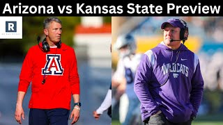 Arizona vs Kansas State Game Preview  College Football Game Predictions [upl. by Kcirdorb]