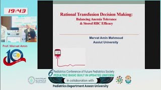 Rational Transfusion Decision Making Balancing Anemia Tolerance amp Stored RBCs Efficacy [upl. by Olim]