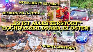 16 TOTE BEI HOCHWASSERDRAMA IM OSTEN  KATASTROPHALE ZERSTÖRUNG amp HÄUSER VON FLUT WEGGERISSEN [upl. by Ahseym914]