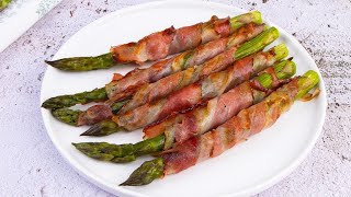 Bacon wrapped asparagus how to make them even more delicious [upl. by Naelopan]