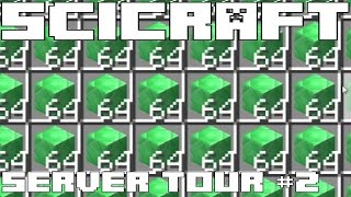 SciCraft Minecraft Server Tour 2  INSANELY FAST TREE FARMS amp VILLAGER TRADING IN THE END [upl. by Hershell421]