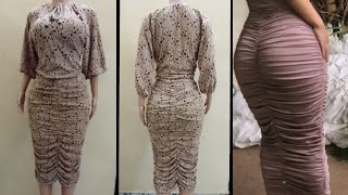 How to make a ruched dress [upl. by Leiahtan]