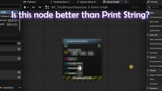 Alternative to Print String node for Debugging in Unreal [upl. by Elinor]