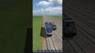 I Raced Every Diesel Train In Transport Fever 2 Single Units shorts [upl. by Tildy]