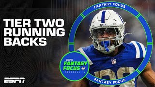 Toptier RBs to draft early  Fantasy Focus 🏈 [upl. by Ateuqram]