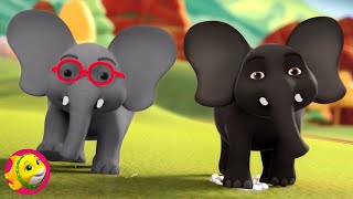 Ek Mota Hathi Ghumne Chala एक मोटा हाथी Hindi Cartoons and Kids Nursery Rhymes [upl. by Tumer734]