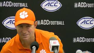 Clemson 29 Florida State 13 Dabo Swinney postgame [upl. by Yentirb]