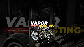 VAPOR BLASTING VESPA MATIC BIAR MAKIN GLOWING SEADA ADANYA [upl. by Atyekram]