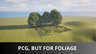 Procedural Foliage Tool for Unreal Engine 5 UE 54 Tutorial [upl. by Atse434]