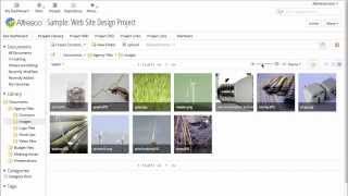 Alfresco Community Edition 42 HowTo Exploring the Sample Site [upl. by Lednem]