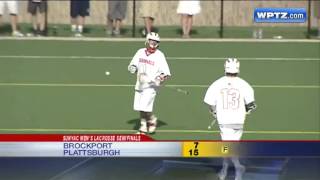 Plattsburgh mens lacrosse hosts Brockport in SUNYAC playoffs [upl. by Hardwick]