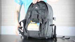 Viewing Lowepro Mini Trekker AW DSLRSLR camera bag photo caseAll Weather Cover [upl. by Orrocos]