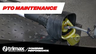 PTO Maintenance The Right Way  How To  Complete Quick Greasing of Tractor to Mower PTO shafts [upl. by Cello981]