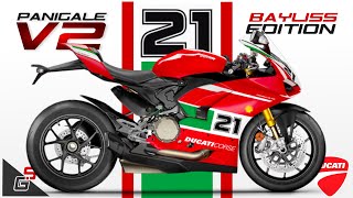 NEW 2021 Ducati Panigale V2 Troy Bayliss │Specs amp Sound Check [upl. by Burta837]