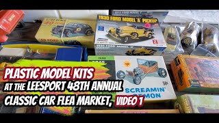 Plastic Model Kits Leesport 48th Annual Classic Car Flea Market Video 1 [upl. by Ergener985]