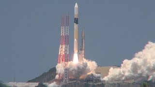 情報収集衛星打ち上げ成功 種子島、H2Aロケット [upl. by Atiz]