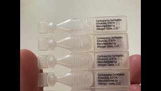 Cequa Eye Drops Unboxing cyclosporine ophthalmic [upl. by Nisbet]