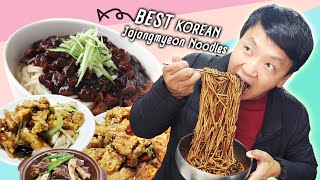 MUST TRY KOREAN Jajangmyeon Noodles amp DUMPLINGS Late Night SHORT RIBS in Seoul [upl. by Annaek]