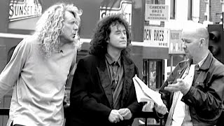 Jimmy Page amp Robert Plant  Promotional Interview for Unledded Street of London 1994 [upl. by Shargel]