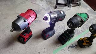 Cordless Impact Wrench Lights 2019 [upl. by Lenrow]