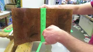 Old English Bindery Vlog 2  Tree Calf Leather Process [upl. by Banyaz]