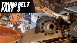 Timing Belt Replacement Episode 3 4G63 Remainder of Disassembly Cleanup amp begin to reinstall [upl. by Viv767]