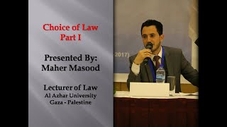 Private International Law II  Lecture 10 Choice of Law Definition [upl. by Sipple]