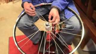 How to build a generator bicycle wheel [upl. by Eycats]