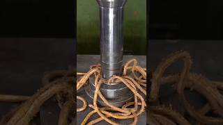 Reeses Chocolate Vs Hydraulic Press 🫣😱🤤 hydraulicpress satisfying candy crushing asmr [upl. by Akeryt]