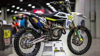 Inside Jalek Swoll Factory Husqvarna FC250  Motocross Action Magazine [upl. by Anayi434]