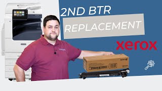 How to replace the 2nd bias transfer roll on your Xerox machine Xerox VersaLink C7020C7025C7030 [upl. by Allerym862]