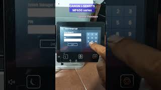 update firmware  máy in Canon iSENSYS MF650 series shorts [upl. by Royall784]