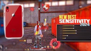 IPHONE XR BEST SENSITIVITY FREE FIRE [upl. by Ehudd513]